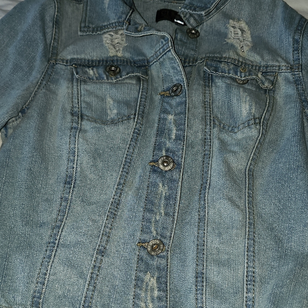 Ci Sono Light Blue Denim Jacket - Picture 2 of 11